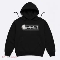 Funny 6+4+3=2 Baseball Hoodie thumb 0