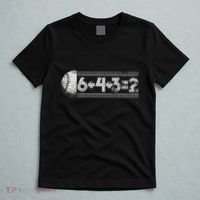 Funny 6+4+3=2 Baseball T-Shirt thumb 5