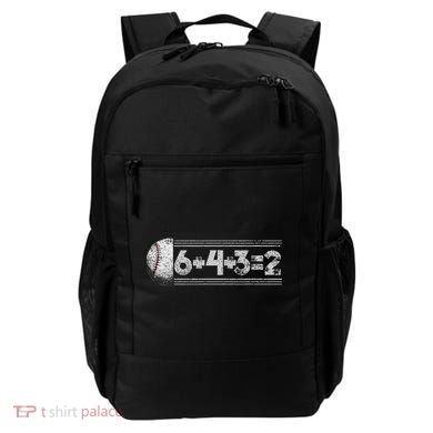Funny 6+4+3=2 Baseball Backpack