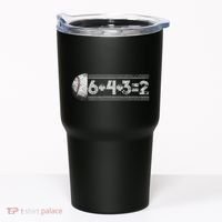 Funny 6+4+3=2 Baseball Tumbler thumb 0