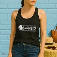 Funny 6+4+3=2 Baseball Women's Tank Top thumb 2