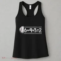 Funny 6+4+3=2 Baseball Women's Tank Top thumb 3