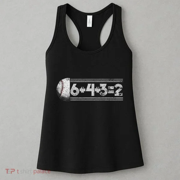 Funny 6+4+3=2 Baseball Women's Tank Top