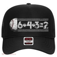 Funny 6+4+3=2 Baseball Hat thumb 0