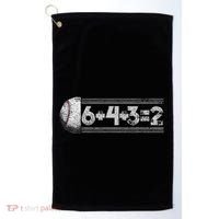 Funny 6+4+3=2 Baseball Golf Towel thumb 0