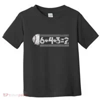 Funny 6+4+3=2 Baseball Toddler T-Shirt thumb 0