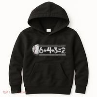 Funny 6+4+3=2 Baseball Kids Hoodie thumb 0