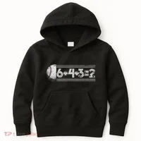 Funny 6+4+3=2 Baseball Kids Hoodie thumb 0