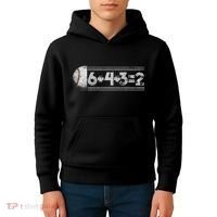 Funny 6+4+3=2 Baseball Kids Hoodie thumb 4