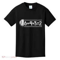Funny 6+4+3=2 Baseball Kids T-Shirt thumb 0