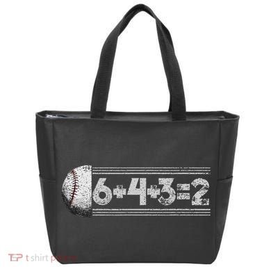 Funny 6+4+3=2 Baseball Tote Bag