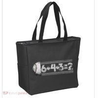 Funny 6+4+3=2 Baseball Tote Bag thumb 2