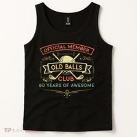 Funny 60th Birthday Old Balls Club 60 Year Old Golfer Tank Top thumb 2