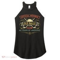 Funny 60th Birthday Old Balls Club 60 Year Old Golfer Women's Perfect Tri Rocker Tank thumb 0