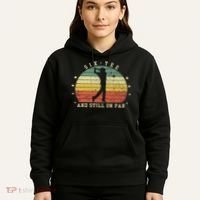 Funny 60th Birthday Golf Lover Six And Still On Par Hoodie thumb 5