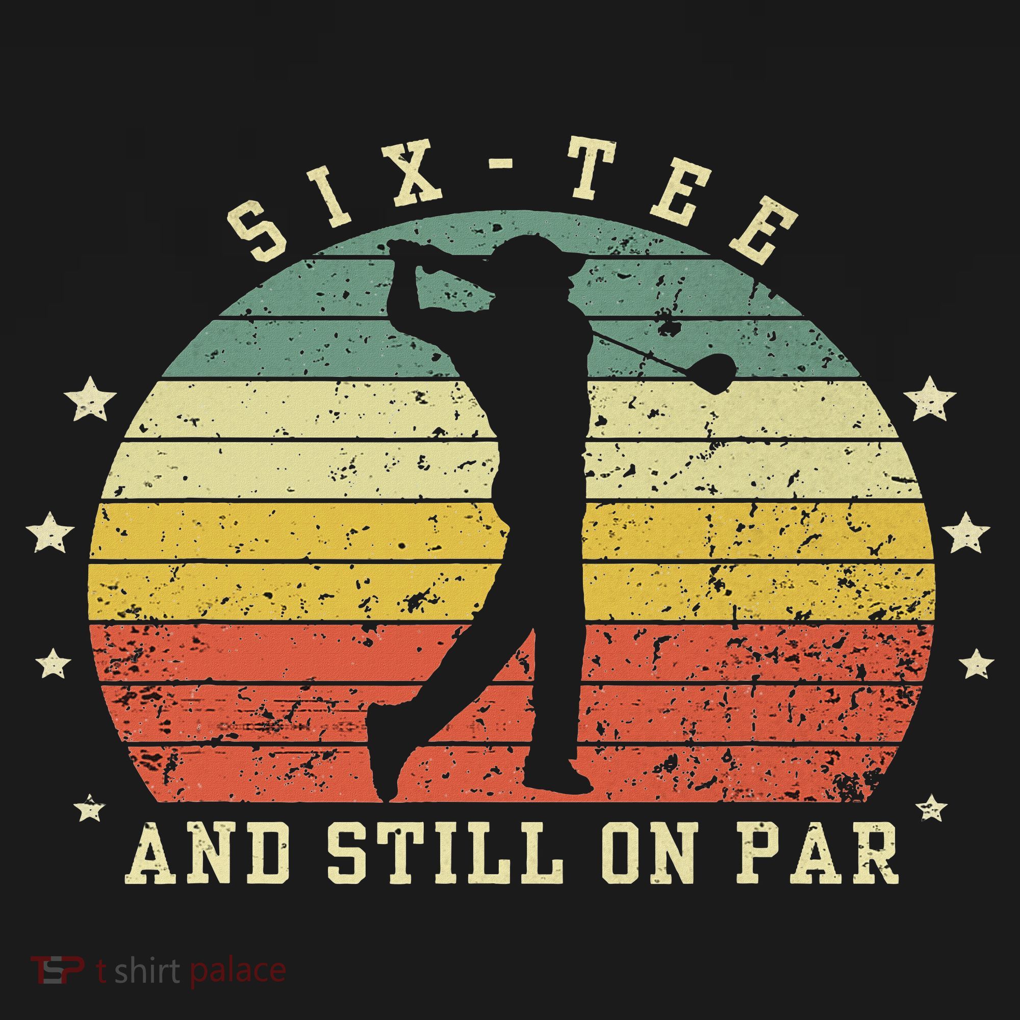 Funny 60th Birthday Golf Lover Six And Still On Par Long Sleeve Shirt