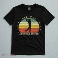 Funny 60th Birthday Golf Lover Six And Still On Par T-Shirt thumb 5