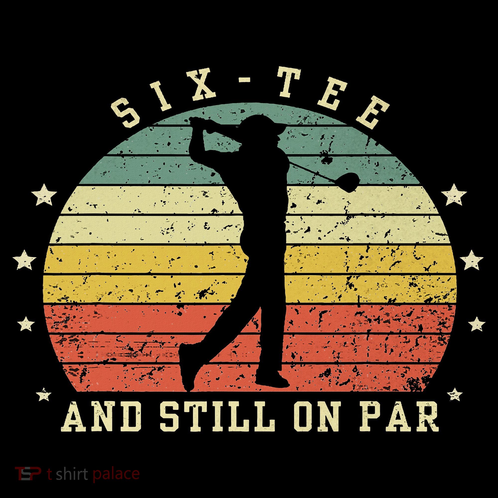 Funny 60th Birthday Golf Lover Six And Still On Par Women's Hoodie