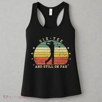 Funny 60th Birthday Golf Lover Six And Still On Par Women's Tank Top thumb 3