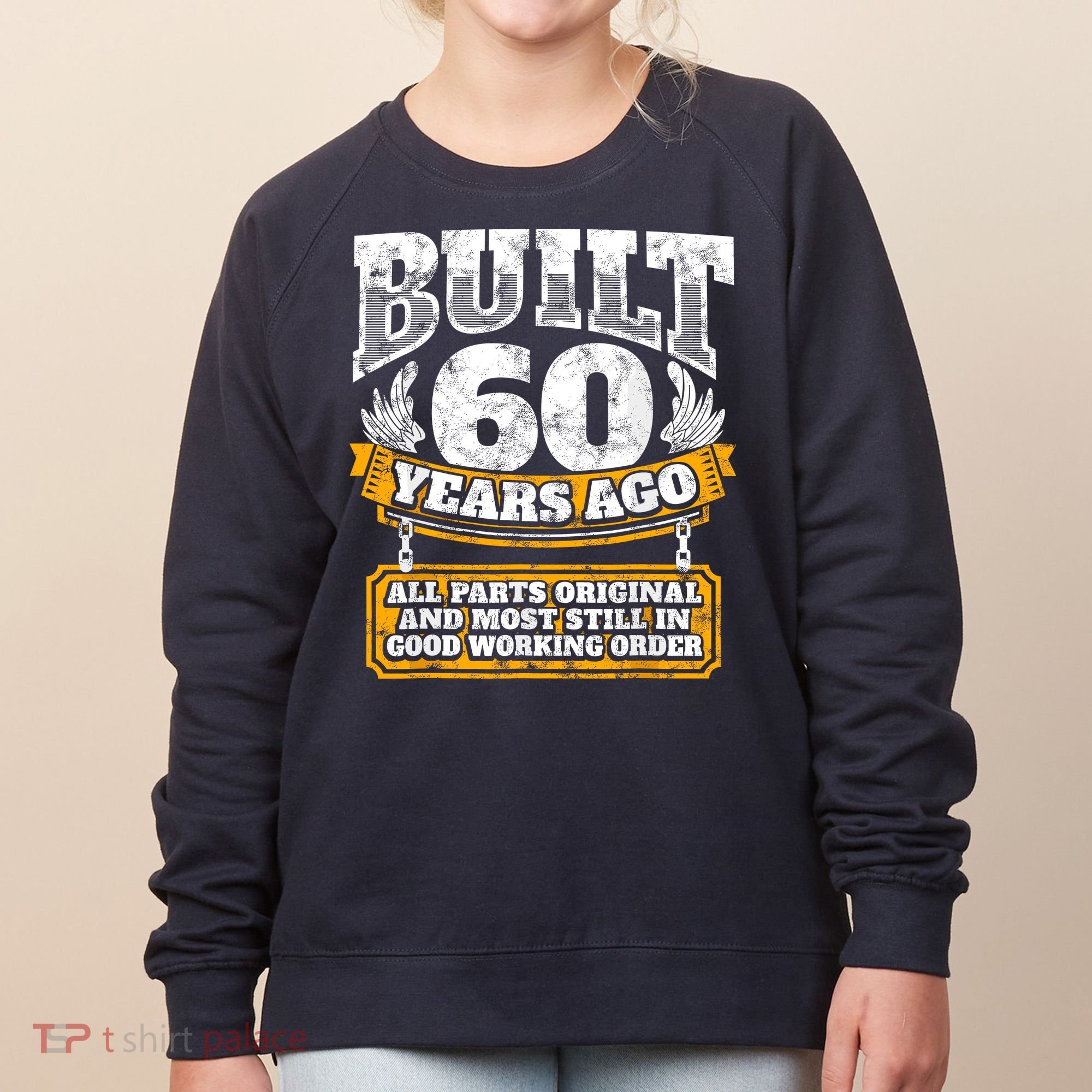 Funny 60th Birthday Bday Gift Saying Age 60 Year Joke Women's Sweatshirt