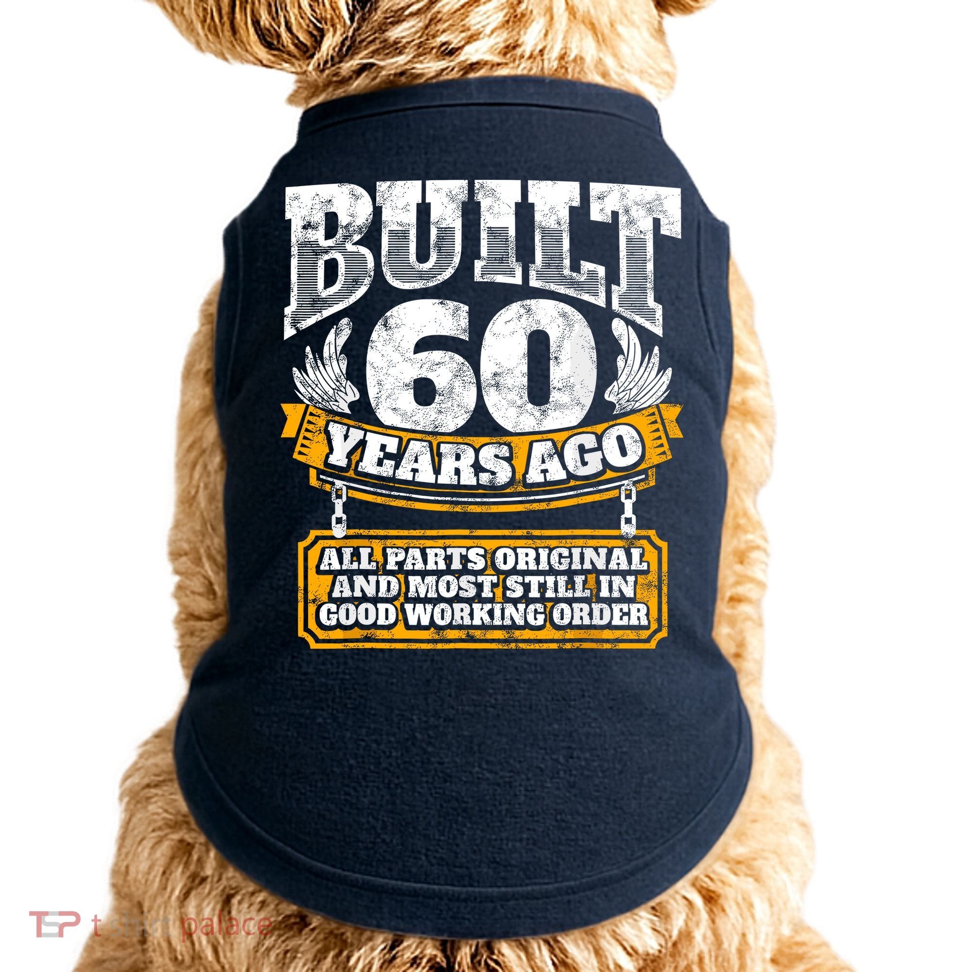 Funny 60th Birthday Bday Gift Saying Age 60 Year Joke Doggie Tank