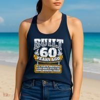 Funny 60th Birthday Bday Gift Saying Age 60 Year Joke Women's Tank Top thumb 2