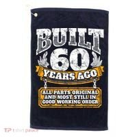 Funny 60th Birthday Bday Gift Saying Age 60 Year Joke Golf Towel thumb 0