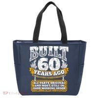 Funny 60th Birthday Bday Gift Saying Age 60 Year Joke Tote Bag thumb 0