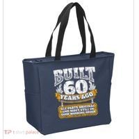 Funny 60th Birthday Bday Gift Saying Age 60 Year Joke Tote Bag thumb 2