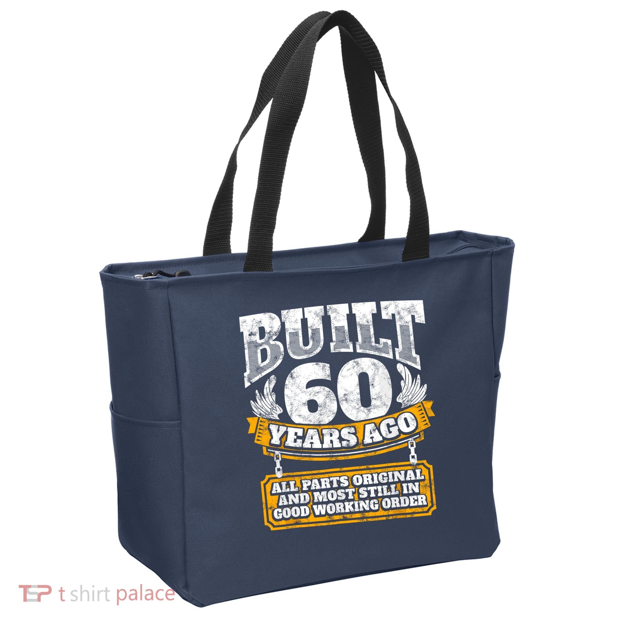 Funny 60th Birthday Bday Gift Saying Age 60 Year Joke Tote Bag