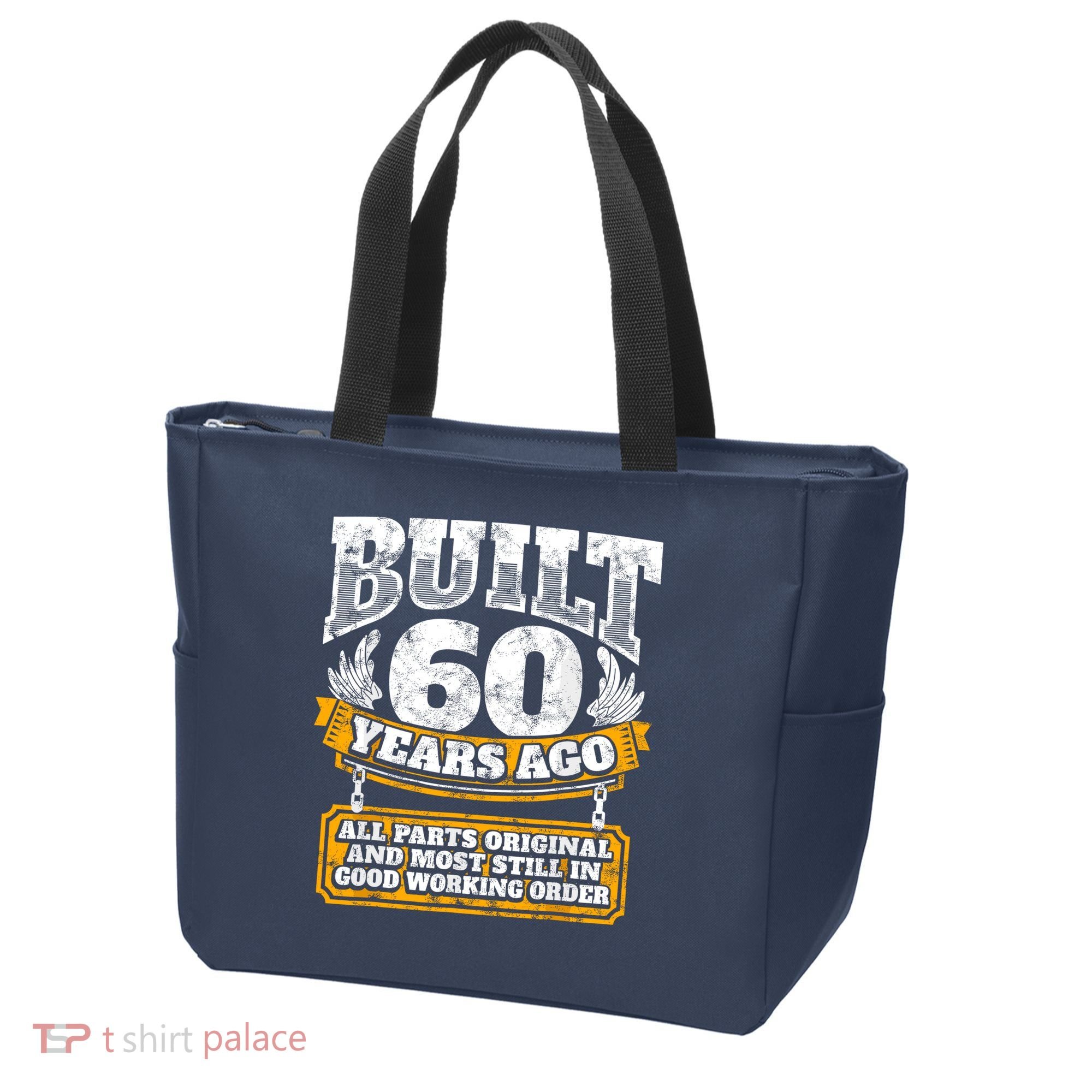 Funny 60th Birthday Bday Gift Saying Age 60 Year Joke Tote Bag