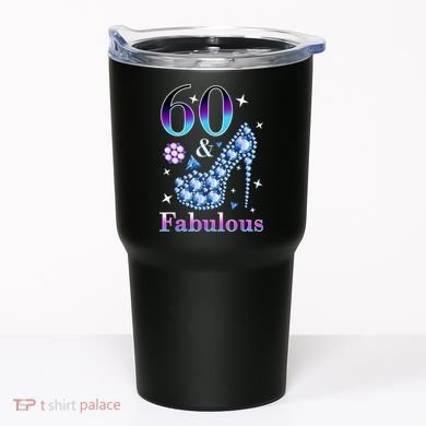 Fun 60th Birthday Fabulous Lady Gift Design Tumbler