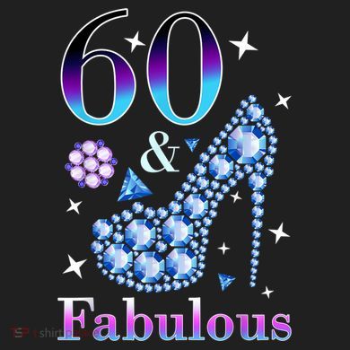 Fun 60th Birthday Fabulous Lady Gift Design Plastic Christmas Ball Ornament