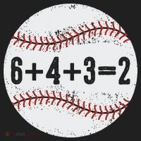 Funny 6+4+3=2 Double Play Baseball Gift Beanie thumb 2