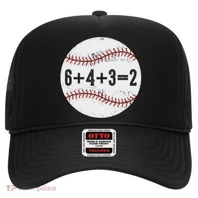 Funny 6+4+3=2 Double Play Baseball Gift Hat
