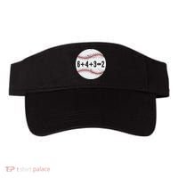 Funny 6+4+3=2 Double Play Baseball Gift Visor thumb 0
