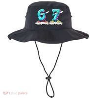 Funny 67 Meme Six Seven 6-7 Meme Ice Cream Drip Bucket Hat thumb 0
