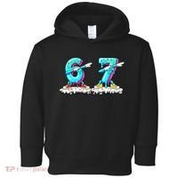 Funny 67 Meme Six Seven 6-7 Meme Ice Cream Drip Toddler Hoodie thumb 0