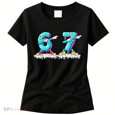 Funny 67 Meme Six Seven 6-7 Meme Ice Cream Drip Women's T-Shirt