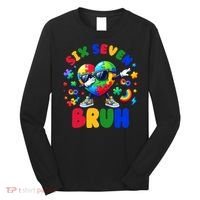 Funny 67 Puzzle Dab Autism Awareness 6 7 Six Seven Long Sleeve Shirt thumb 0