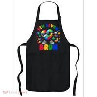 Funny 67 Puzzle Dab Autism Awareness 6 7 Six Seven Apron thumb 0