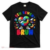 Funny 67 Puzzle Dab Autism Awareness 6 7 Six Seven T-Shirt thumb 0