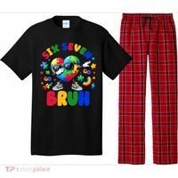 Funny 67 Puzzle Dab Autism Awareness 6 7 Six Seven Pajama Set thumb 0
