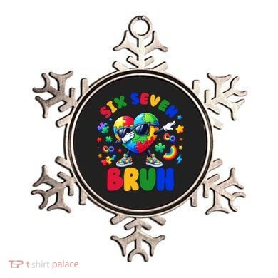 Funny 67 Puzzle Dab Autism Awareness 6 7 Six Seven Ornament