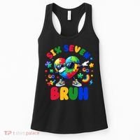 Funny 67 Puzzle Dab Autism Awareness 6 7 Six Seven Women's Tank Top thumb 0