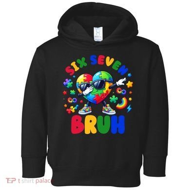 Funny 67 Puzzle Dab Autism Awareness 6 7 Six Seven Toddler Hoodie