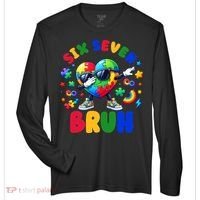 Funny 67 Puzzle Dab Autism Awareness 6 7 Six Seven Zone Performance Long-Sleeve T-Shirt thumb 0
