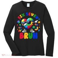Funny 67 Puzzle Dab Autism Awareness 6 7 Six Seven Women's Long Sleeve Shirt thumb 0