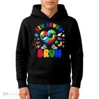 Funny 67 Puzzle Dab Autism Awareness 6 7 Six Seven Kids Hoodie thumb 4