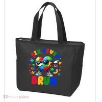 Funny 67 Puzzle Dab Autism Awareness 6 7 Six Seven Tote Bag thumb 3
